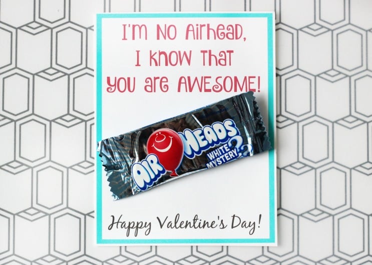 air heads valentine's day card