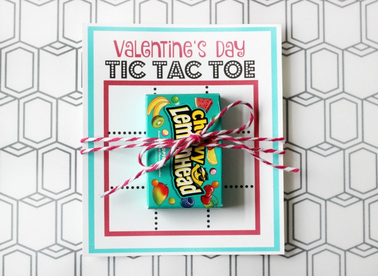 Kids Tic Tac Toe Valentines Day Card, School Valentine, Valentines for Kids,  Game Valentine for Kids, Valentine Candy Favor 