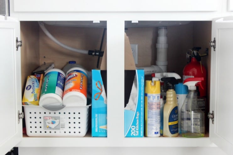 How To Organize Your Under Sink Storage - Step-By-Step Project