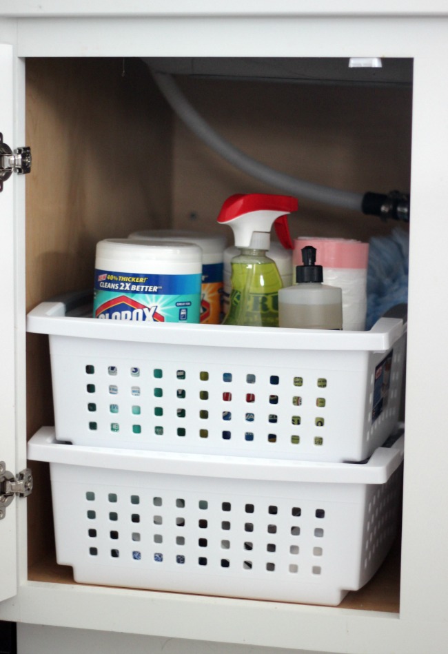 5 Easy Steps to Organize Under Your Kitchen Sink Once and For All -  Practical Perfection