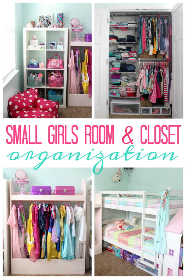 organizing a little girl's room