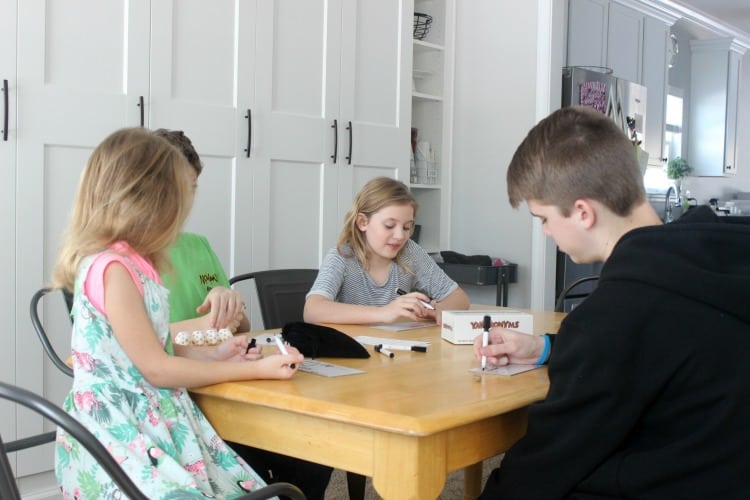 kids playing YAKS game