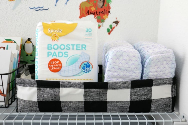 These DIY fabric baskets are perfect for nursery storage for diapers, wipes, toys, and books! Would also be great as storage in an office or even used as gift baskets!