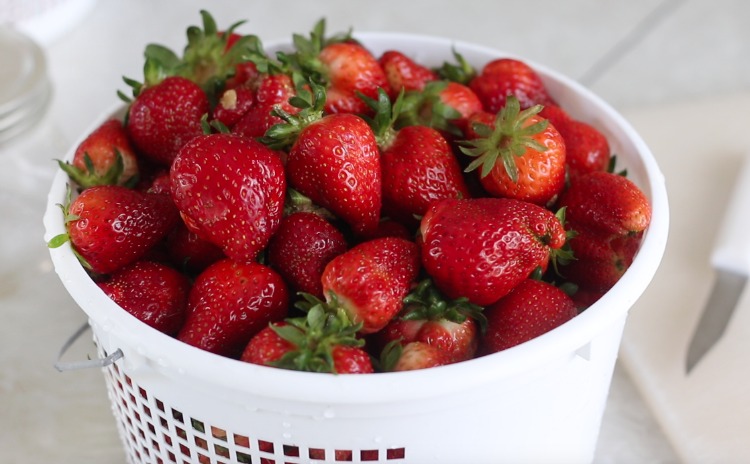 basket of fresh strawberries