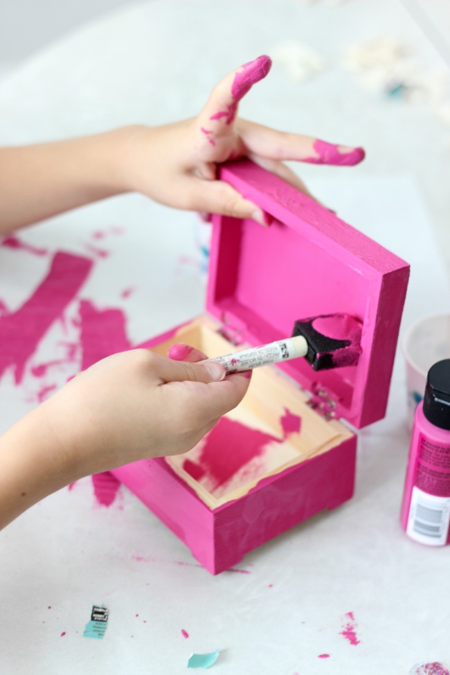 Diy little girl jewelry sales box