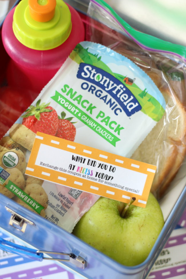 Make lunch time fun with these lunch box coupons! Each contains a thought-provoking question for your child to answer when they get home in exchange for a hug, high five or anything special you want to share with them!