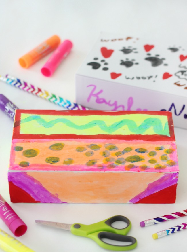 Pencil box clearance decoration