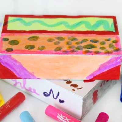 DIY Jewelry Box for Kids to Organize Rings and Earrings