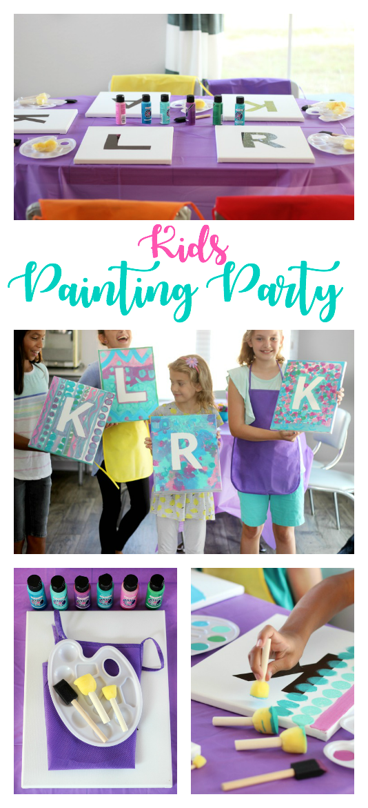 Paint party for kids
