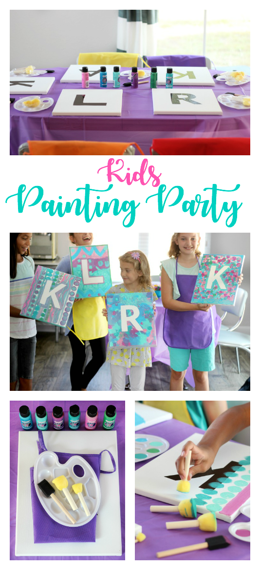 Painting Party For Kids A fun and creative birthday idea