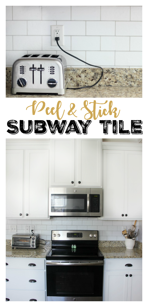 Peel and Stick Subway Tile Backsplash (It's Wallpaper!) - Gluesticks Blog