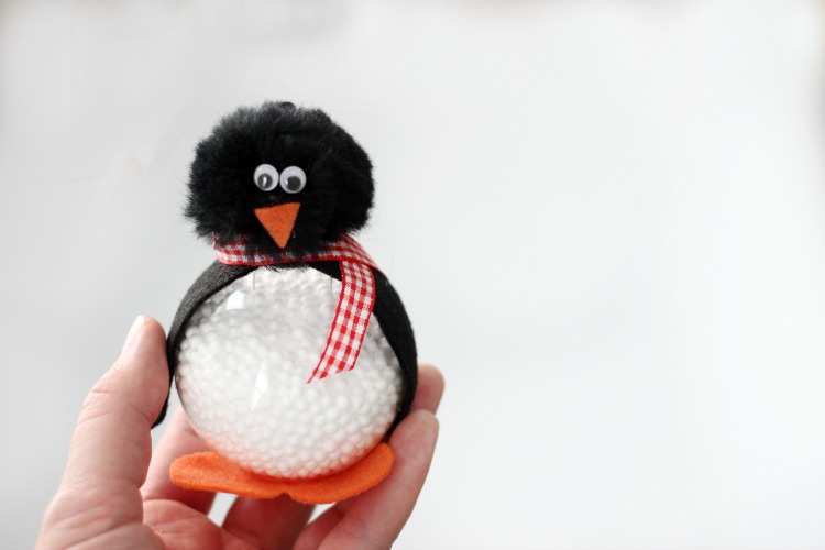 penguin ornament craft
