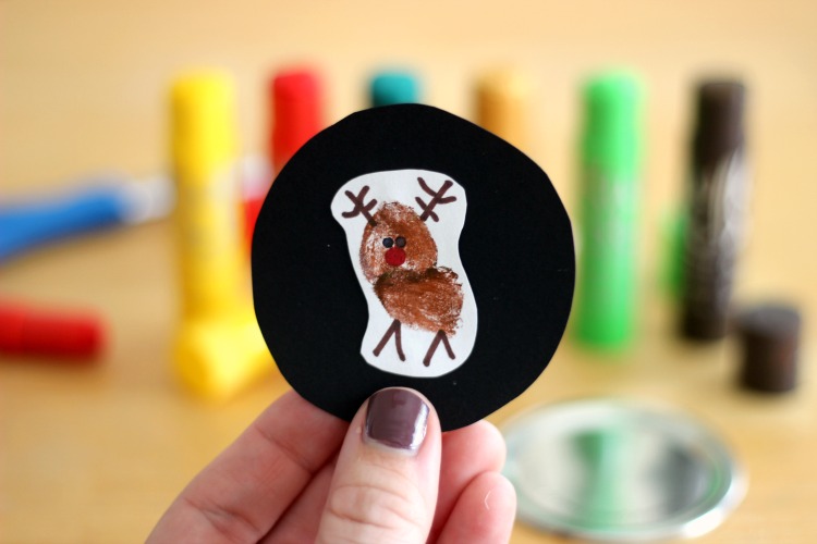 reindeer thumbprint