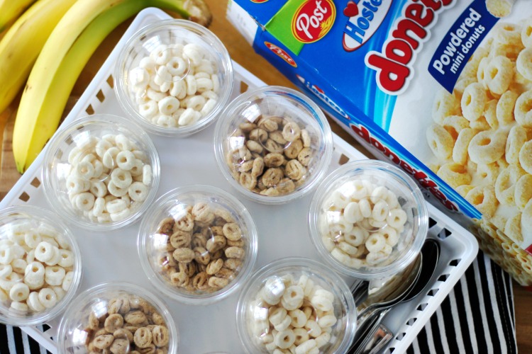 These cereal cups are the perfect on the go breakfast or snack. Prepare a basketful to store in the pantry then add a splash of milk before heading out the door! 