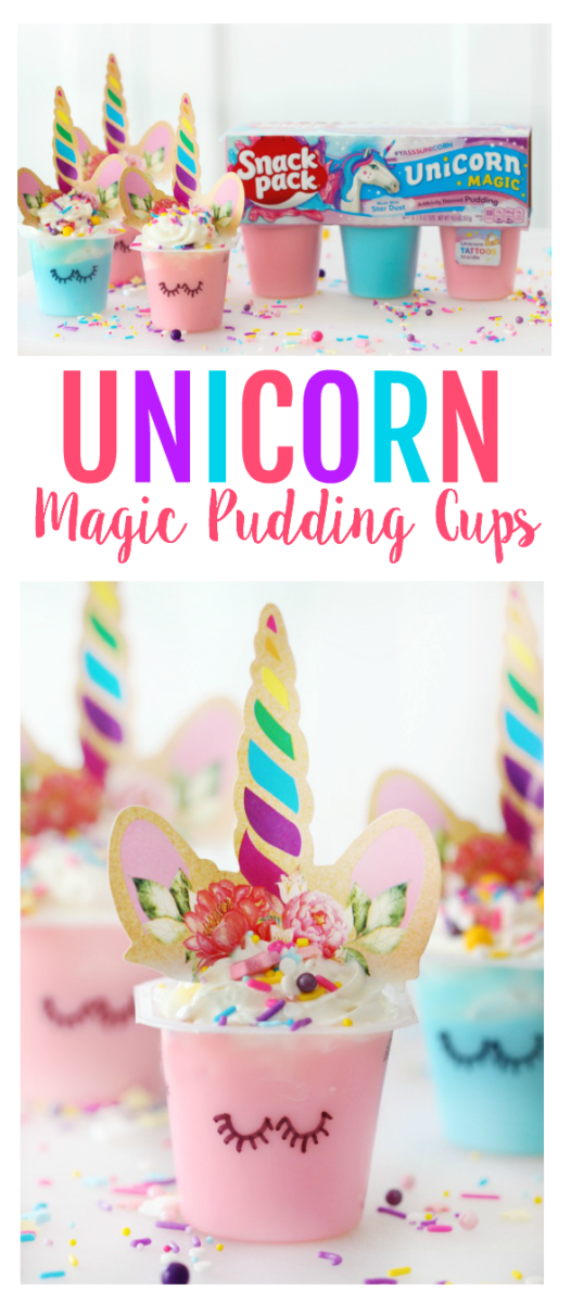 These unicorn pudding cups are as pretty as they are sweet. Such a fun activity for kids to make at birthday parties and get-togethers with friends!