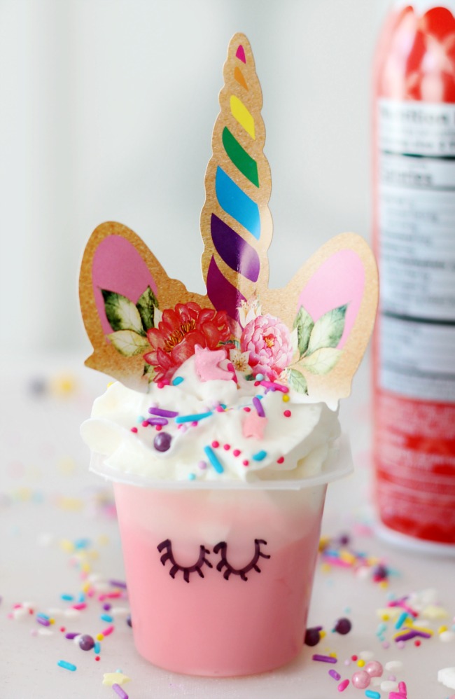 These unicorn pudding cups are as pretty as they are sweet. Such a fun activity for kids to make at birthday parties and get-togethers with friends!