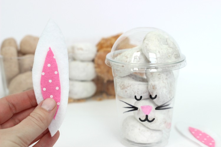 Bunny Treat Cups with Donuts (Video) - Gluesticks Blog