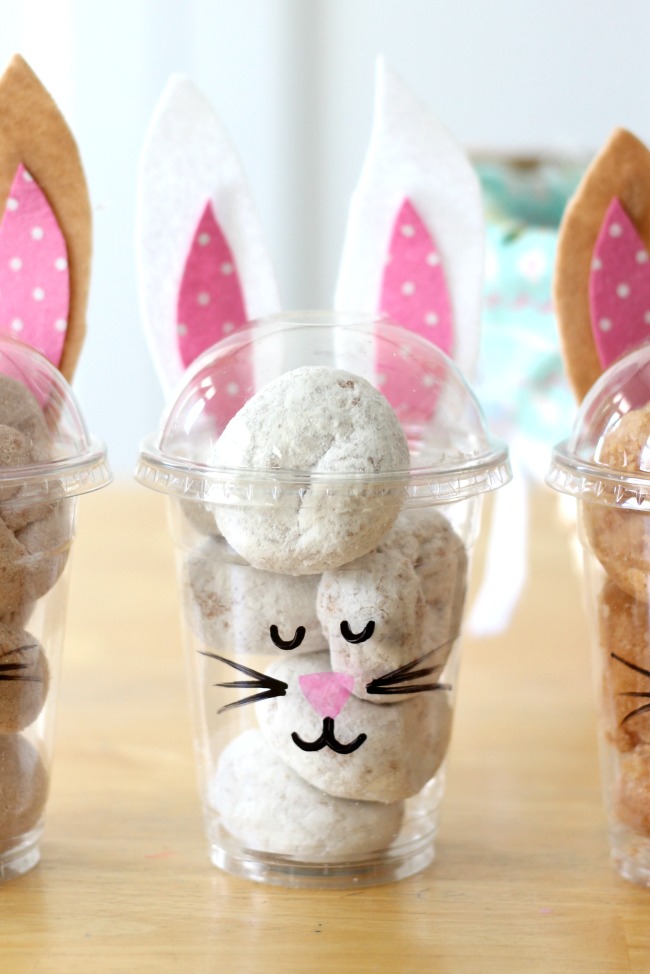 Simple Kid's Bunny Treat Cups Craft