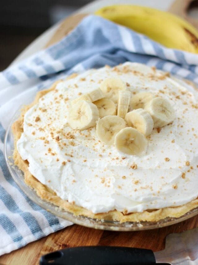 Old Fashioned Banana Cream Pie