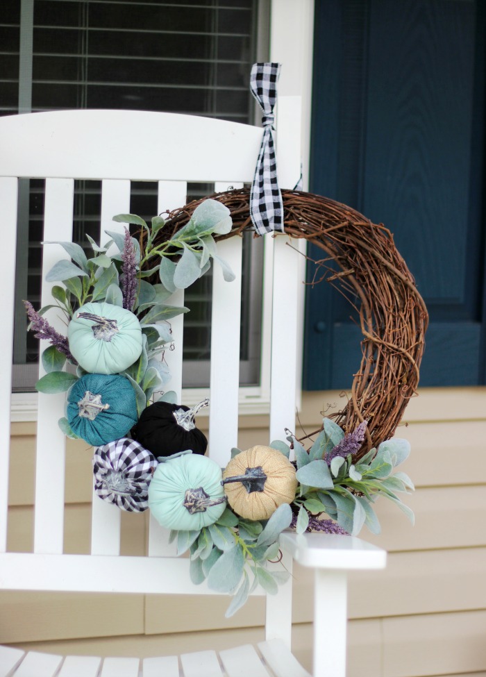 target bullseye pumpkin wreath