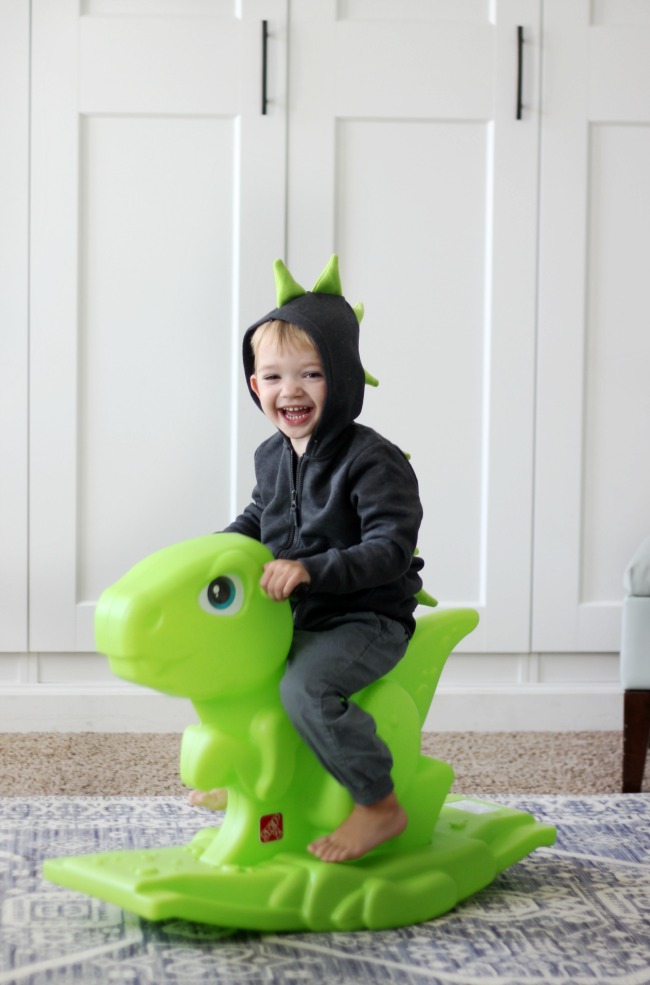 Toddler dinosaur outlet hoodie with spikes