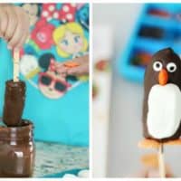 frozen banana penguins