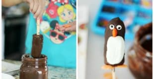frozen banana penguins
