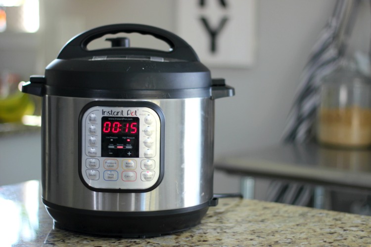 instant pot set to 15 minutes of high pressure