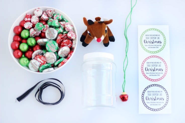 supplies for christmas countdown jars