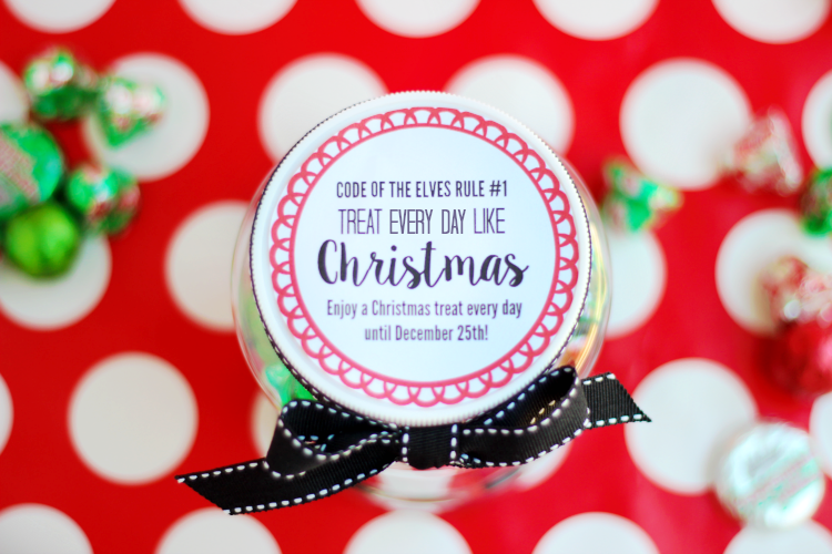 christmas printable label