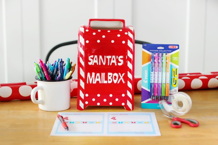 mailbox for printable letters to santa