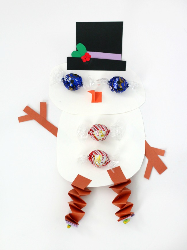 teachers gift snowman craft for kids