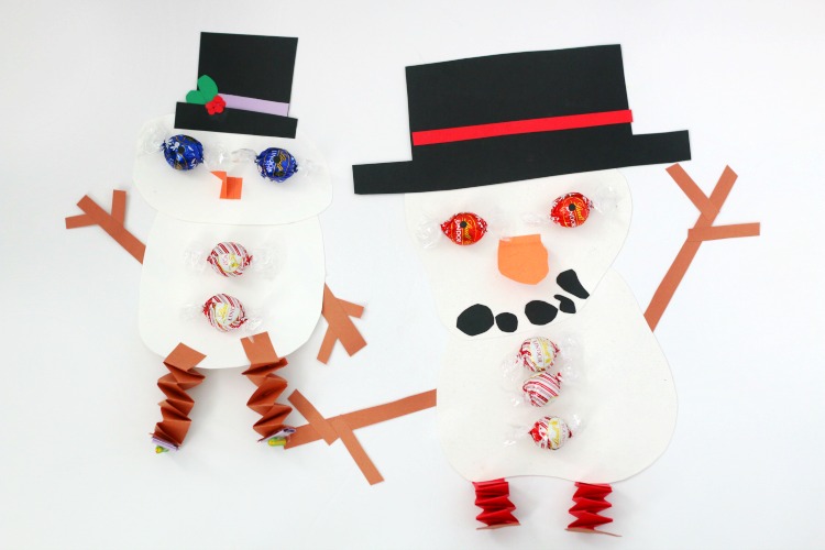 Free Printable Snowman Craft with Accordion Legs - Mama Likes This