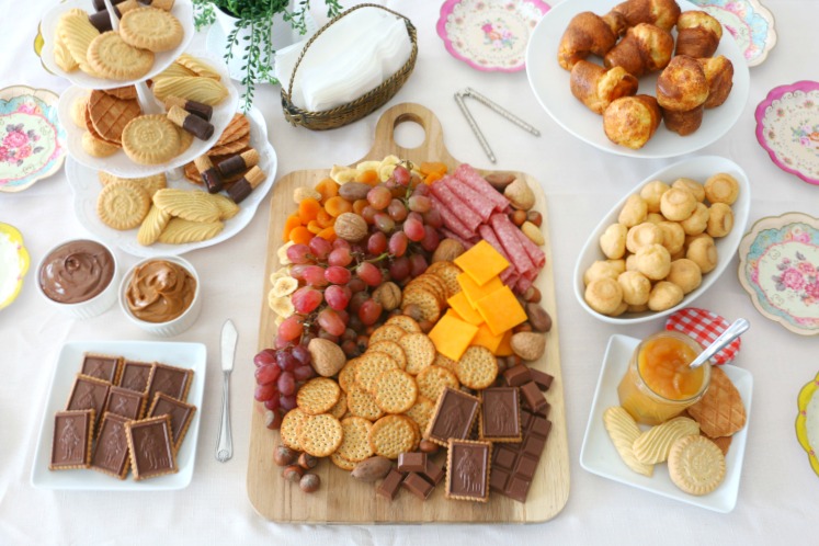 european dessert spread