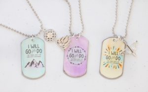 finished dog tag necklaces