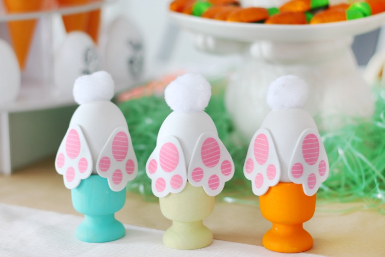 easter egg bunny cups