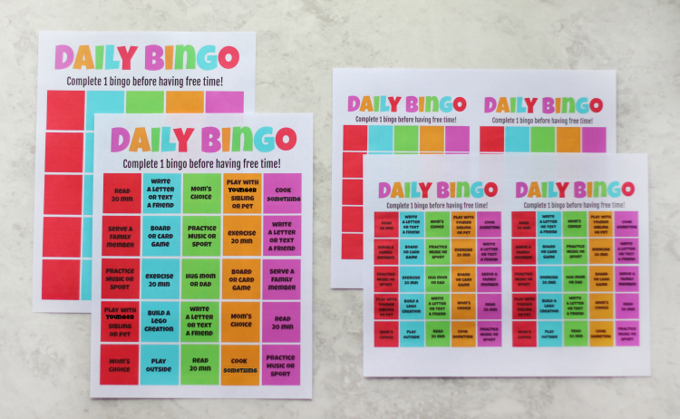 Cooking & Kitchen Supplies BINGO Game