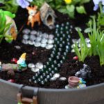 finished fairy garden