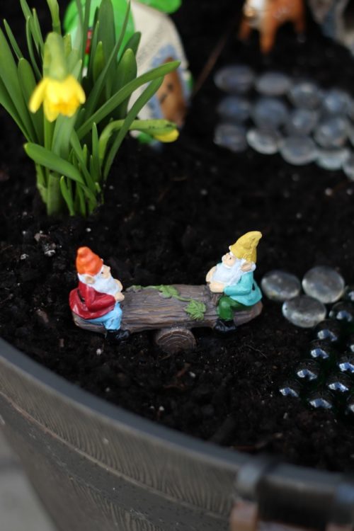 gnome see saw fairy garden character