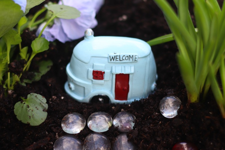 rv fairy garden figurine