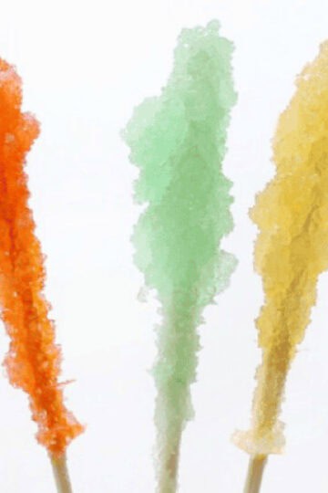 3 sticks of rock candy