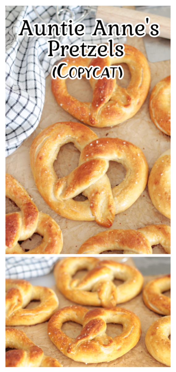 baked pretzels on parchment paper