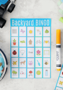 Backyard Bingo Cards for Kids (Free Printable) - Gluesticks Blog