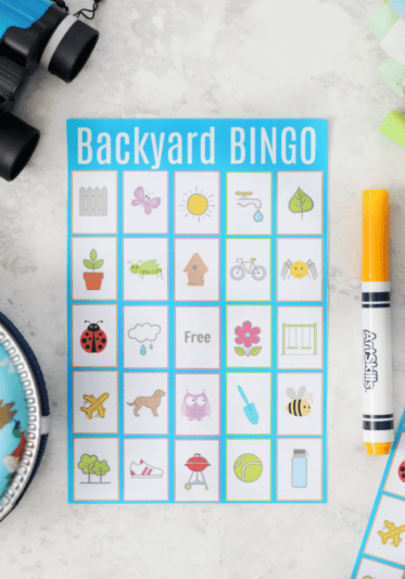 Backyard Bingo Cards for Kids (Free Printable) - Gluesticks Blog