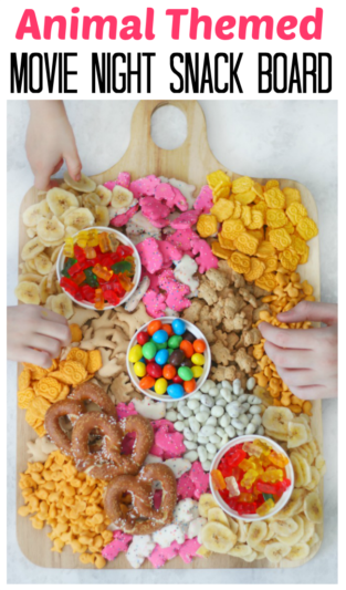 Animal Themed Movie Night Snack Board - Gluesticks Blog