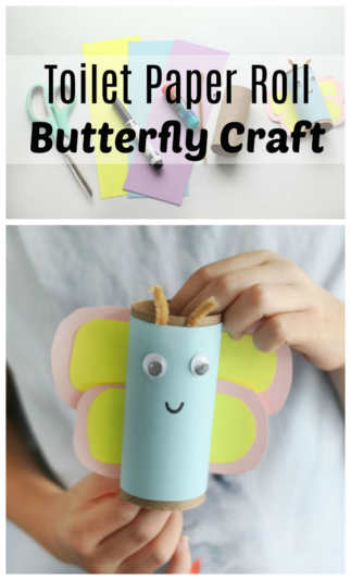 Toilet Paper Roll Butterfly Craft for Kids (Video) - Gluesticks Blog