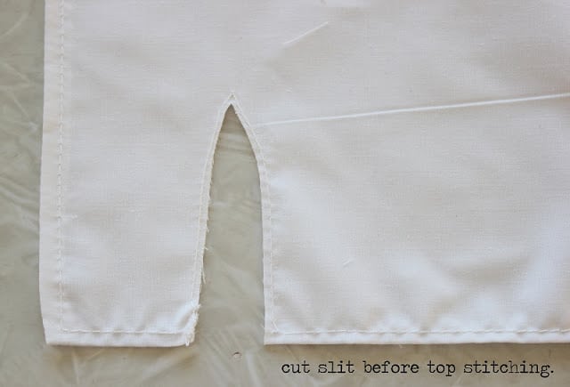 cincerella apron skirt with slit