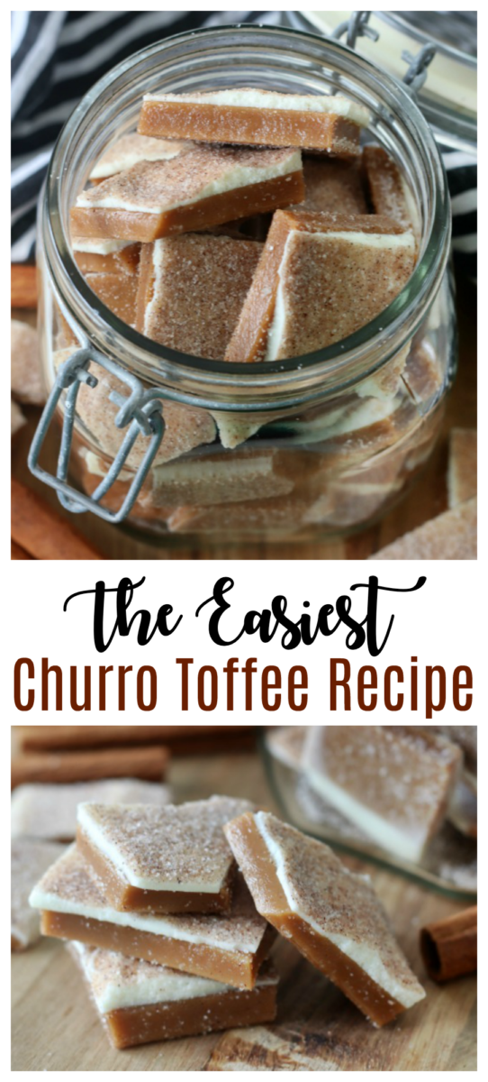 churro toffee collage