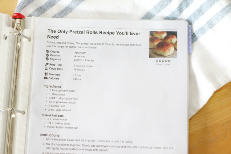 Cookbook Printables: Make A Family Recipe Book - Gluesticks Blog