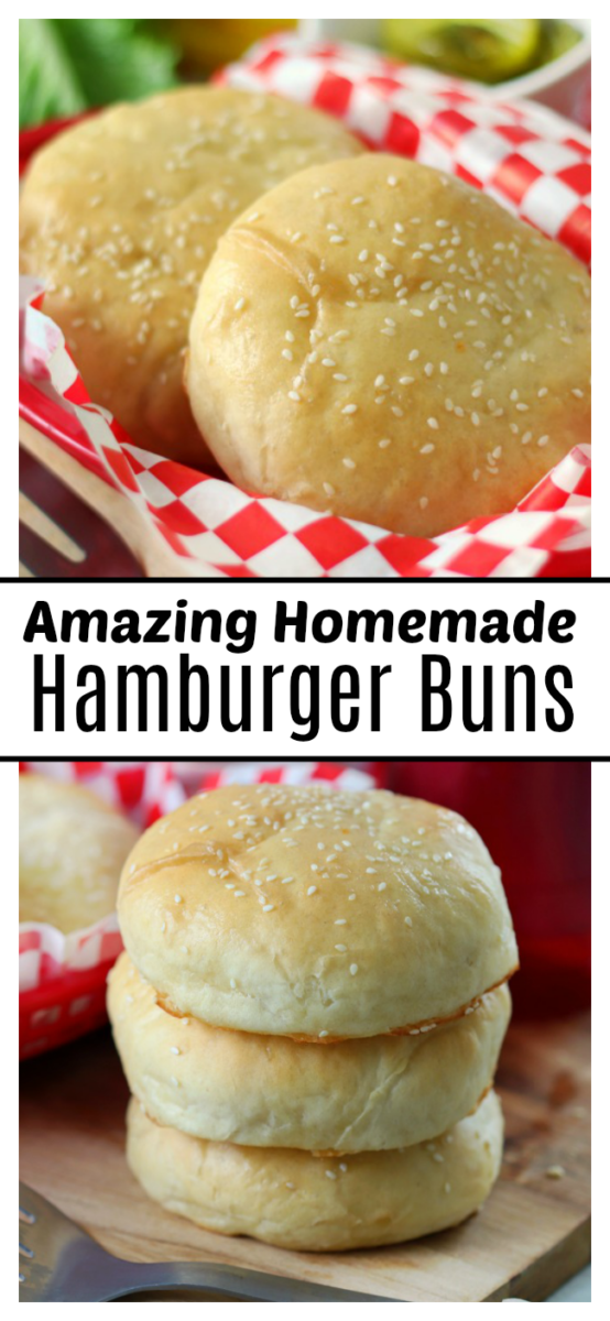 Amazing Homemade Hamburger Buns Recipe (Video)